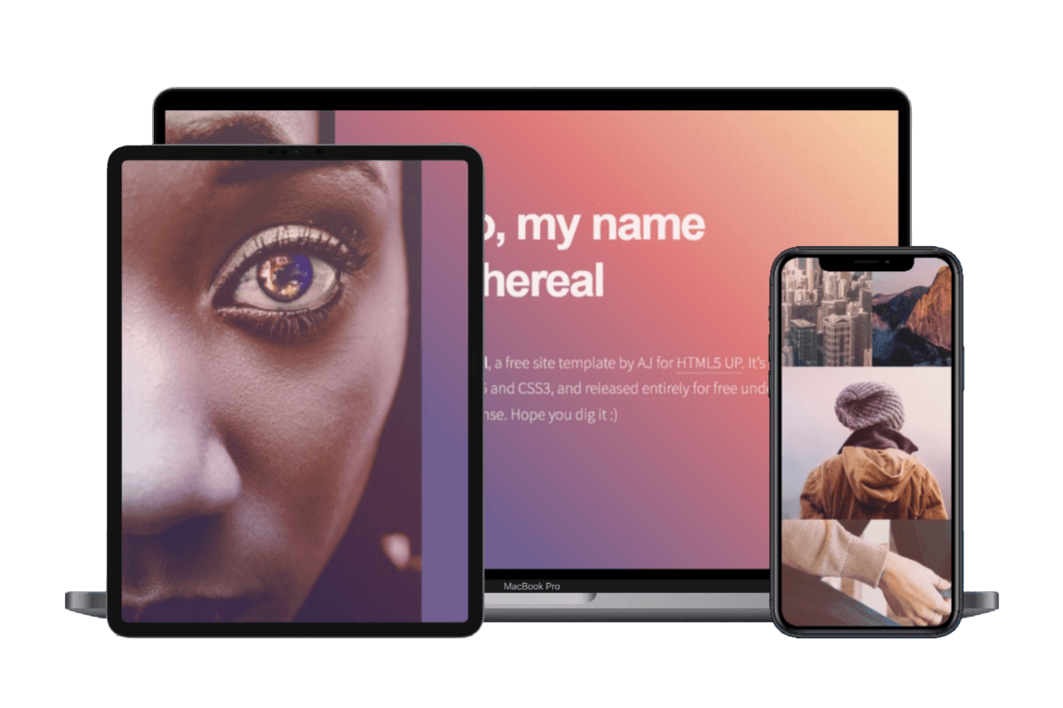 Sito WordPress professionale su tablet e smartphone